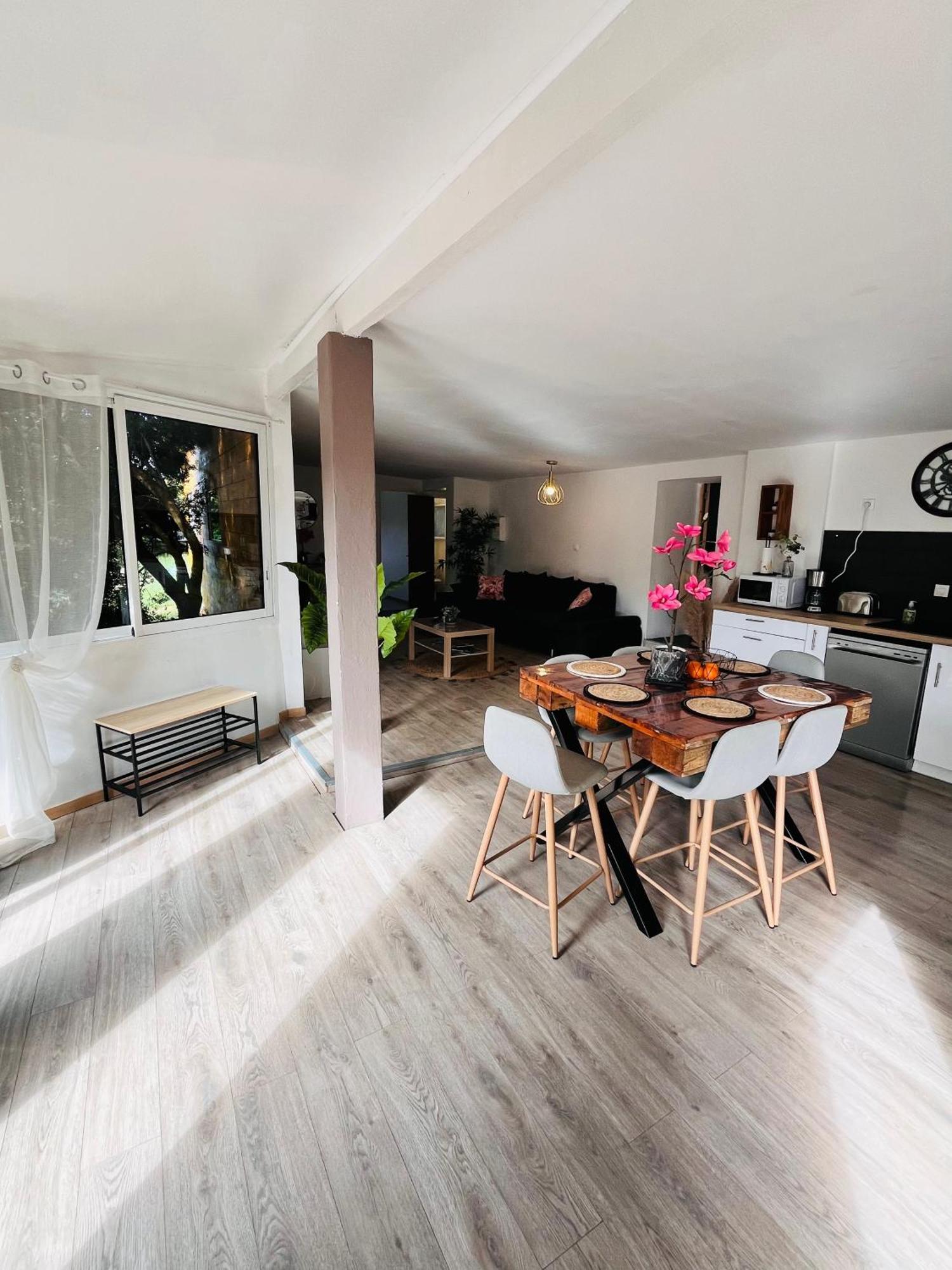 Willa Location T3 Jardin Avec Piscine Mèze Zewnętrze zdjęcie