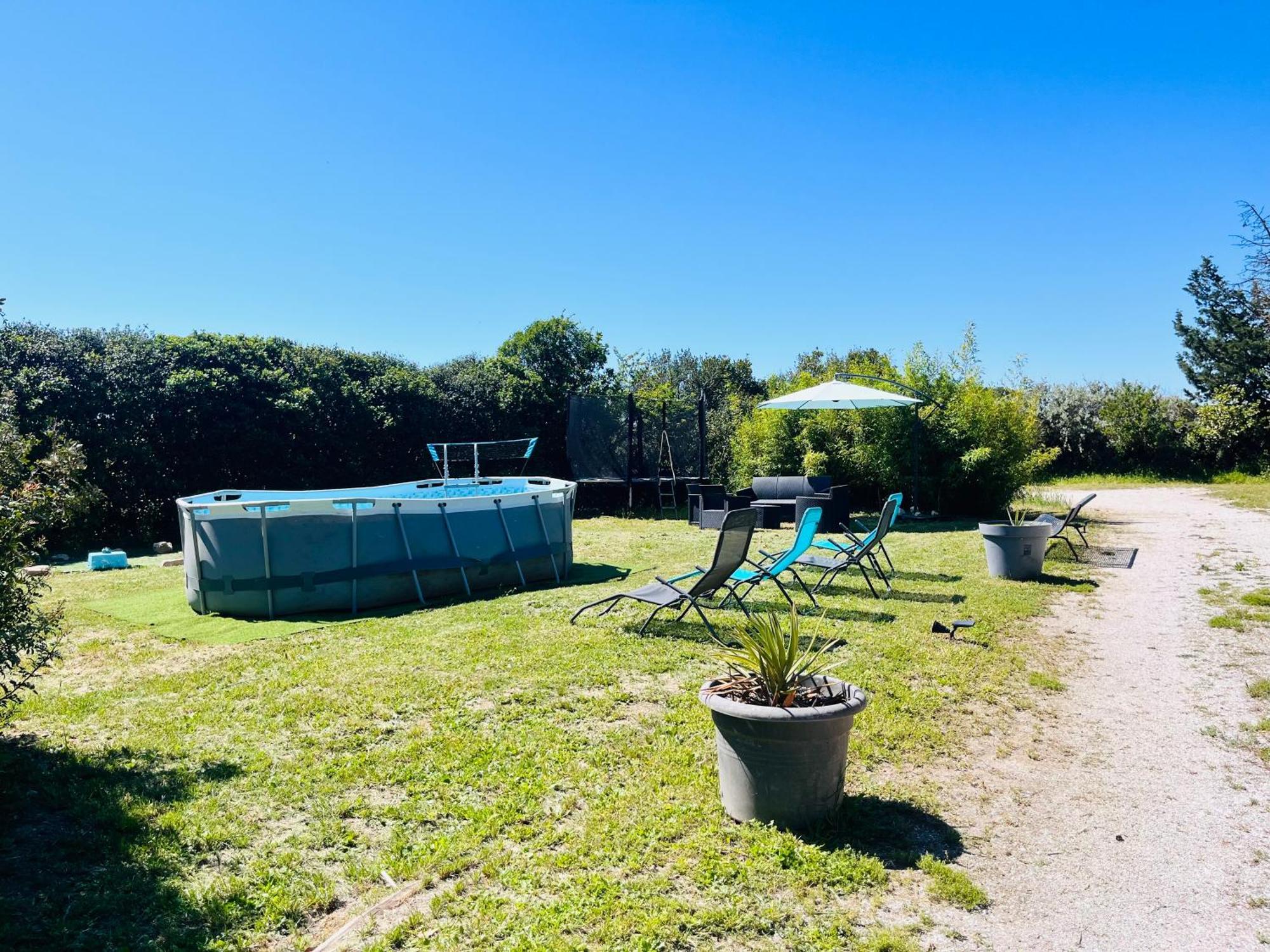 Willa Location T3 Jardin Avec Piscine Mèze Zewnętrze zdjęcie