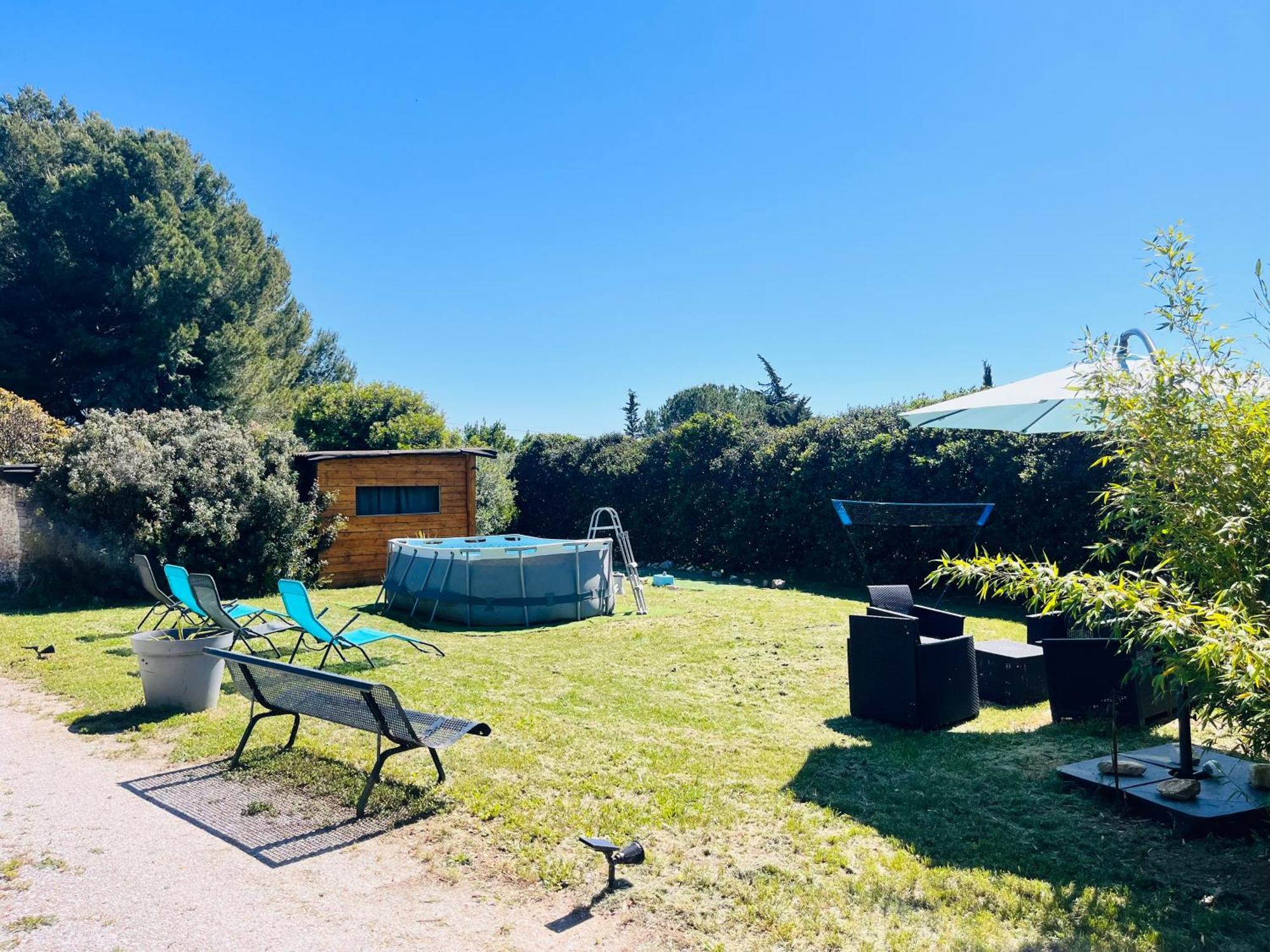 Willa Location T3 Jardin Avec Piscine Mèze Zewnętrze zdjęcie